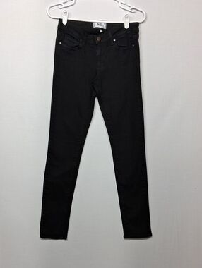 PAIGE Black High-Rise Skyline Skinny Jeans